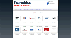 Desktop Screenshot of franchiseassociations.org